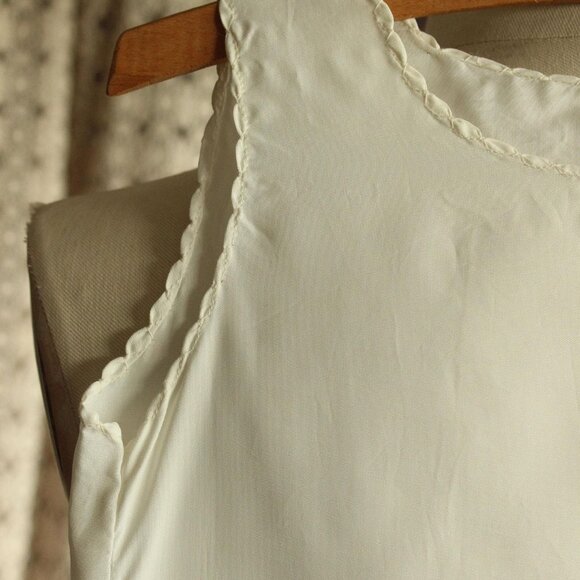Vintage 1950s 1960s Baby Dress, White Christening Baptism Infant Slip - Picture 4 of 13